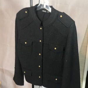 Black lite weight jacket.